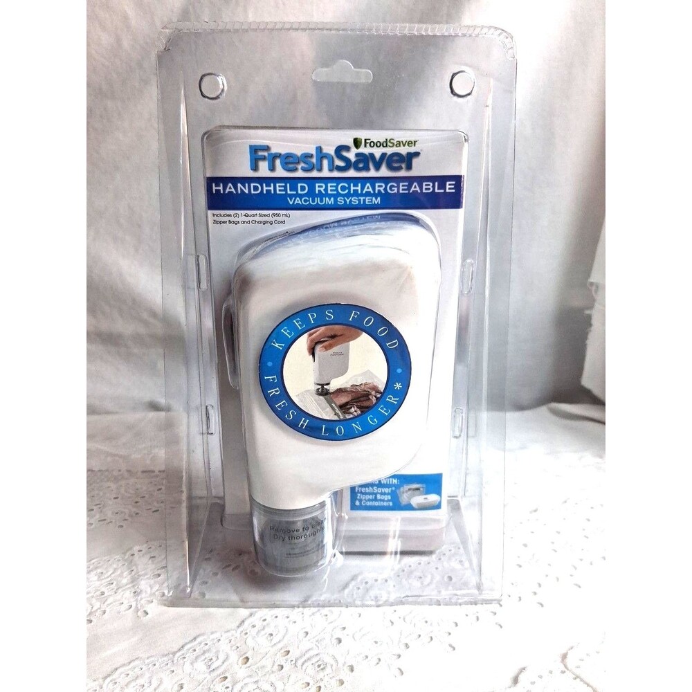 FoodSaver FreshSaver Handheld Rechargeable Vacuum System - NEW & FACTORY SEALED!